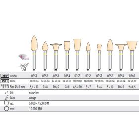   KENDA Unicus Diamond High Shine Polishers for Composite and Ceramic, Sorozat, RA, 6db