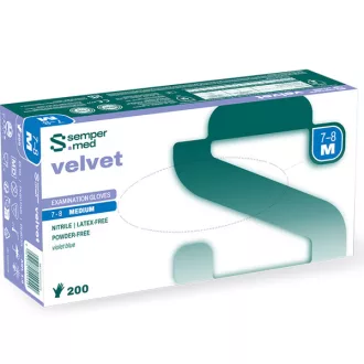 Sempermed Velvet (Skin2) nitril púdermentes kesztyű XS