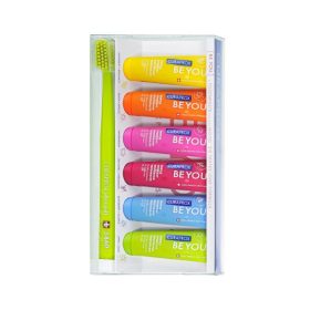   Curaprox Be you fogkrém szett – 1 db CS 5460 fogkefe + 6 db Be you fogkrém, 10 ml