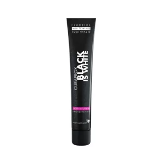   Curaprox Black is White fehérítő hatású, mentol ízesítésű fogkrém, 90 ml