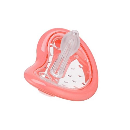 Curaprox Baby orthodonciás cumi 0-7 hónap vagy 3-7 kg (1 db), korall, 0. méret