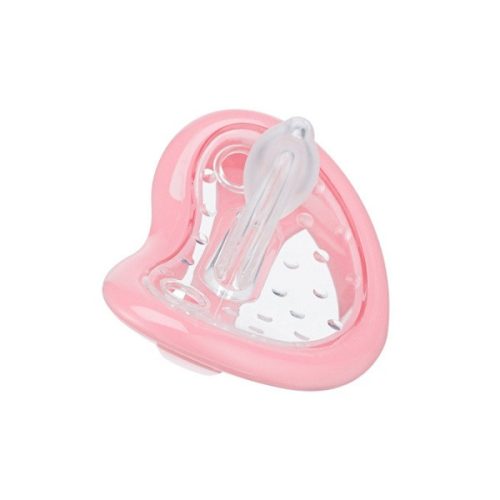 Curaprox Baby orthodonciás cumi 0-7 hónap vagy 3-7 kg (1 db), púder rózsaszín,0. méret