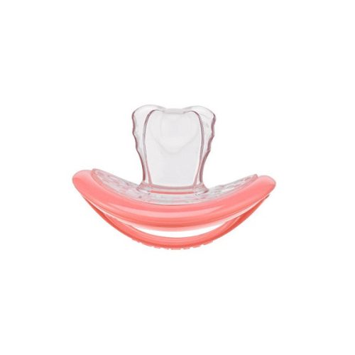 Curaprox Baby orthodonciás cumi 7-18 hónap vagy 7-10 kg (1 db), korall, 1. méret