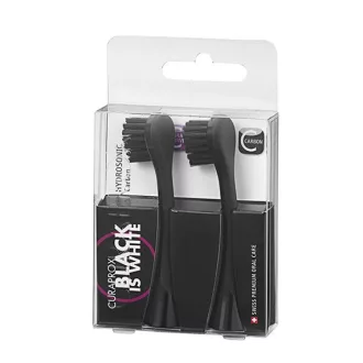   Curaprox Black is White Hydrosonic pótfej, aktív szénnel (2 db) 