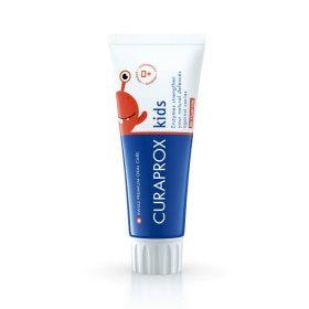   Curaprox Kids gyerek fogkrém, eper ízű, fluoridmentes, 60ml 