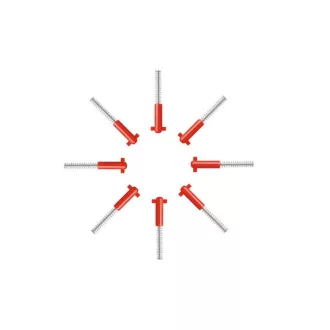   Curaprox CPS 07 prime fogköztisztító kefe, piros, utántöltő (8 db)