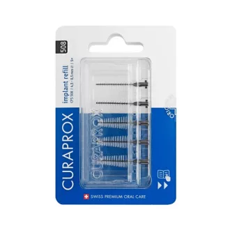   Curaprox CPS 508 Implant fogköztisztító kefe, fekete, kúpos (4db)