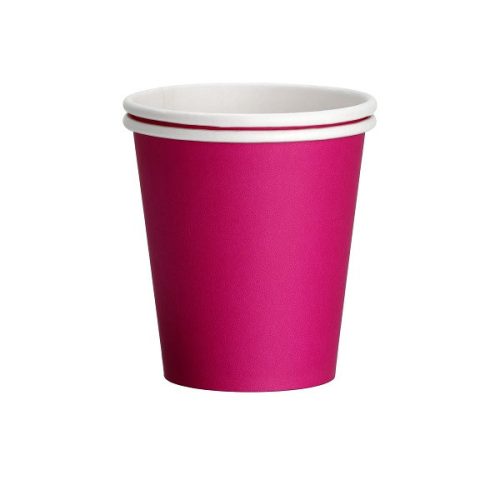 Pohár PAPÍR 180ml fuchsia 50db