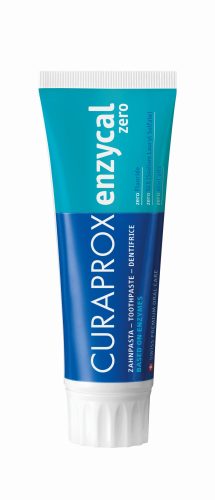 Curaprox enzycal zero, enzimes fogkrém, fluoridmentes, 75 ml