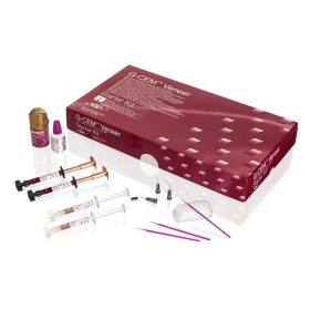   G-CEM Veneer Starter Kit: 2xG-CEM Veneer Refill (1ml, 1.7g) A2 & TR, 2xTry-in Paste Refill (2ml, 1.5g) A2 & TR, G-Multi PRIMER 5ml, G-Premio BOND 5ml, 45xNeedle tips, 2xLight protective cap, 50xMicrobrushes, 20xDispensing dish