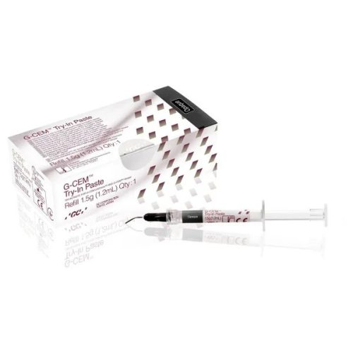 GC G-CEM Try-in paste, syringe 1.5g/1.2ml Opaque