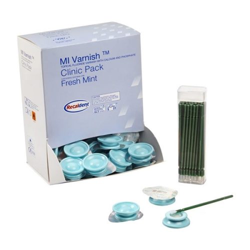 GC MI Varnish, Clinic Pack, Mint, 100 unit doses