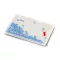 Stop-card with 100 db endo stops blue