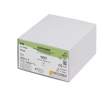 Resorba SUPRAMID 3/0 HS18 45 cm – fekete – gyári termékkép