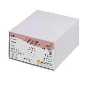 Glycolon 3/0 HR17 70cm lila