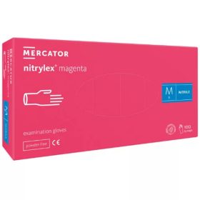 Nitrylex Magenta nitrile púdermentes kesztyű XS