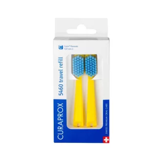 Curaprox CS 5460 Utazó szett fogkefe pótfej, 2 db 