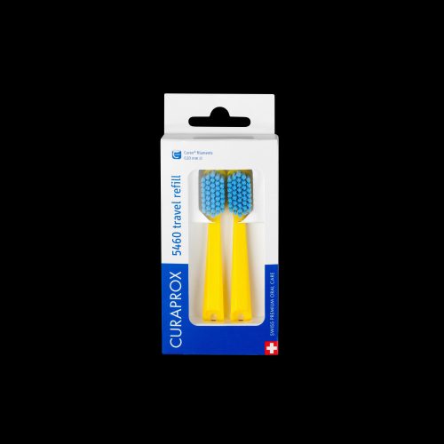 Curaprox CS 5460 Utazó szett fogkefe pótfej, 2 db 