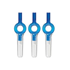   Curaprox UHS 409 handy tartónyél kupakkal, bliszterben, 3 db kék