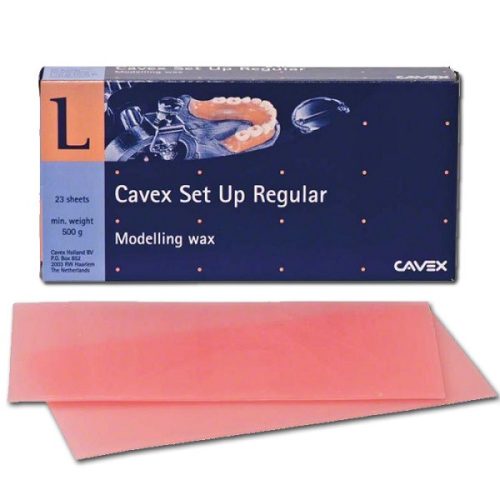 Cavex Set Up Regular Modelling Wax 500g 23lap